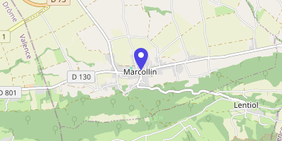 Carte OpenStreetMap — 41 route de Viriville, Marcollin