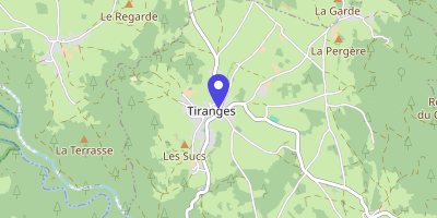 Carte OpenStreetMap — Place de la Terrasse, Tiranges