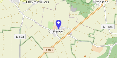 Carte OpenStreetMap — Place de la Mairie, Châtenoy