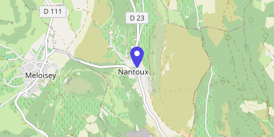Carte OpenStreetMap — 3 place de la Mairie, Nantoux