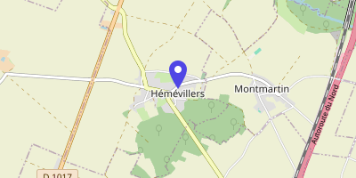 Carte OpenStreetMap — 135 rue du Berceau, Hémévillers