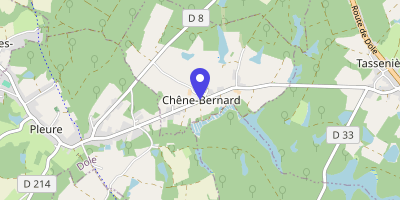 Carte OpenStreetMap — 5 rue des Prés-Verts, Chêne-Bernard
