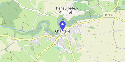 Carte OpenStreetMap — Place de la Mairie, Chantelle