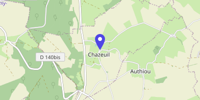 Carte OpenStreetMap — Place de la Mairie, Chazeuil