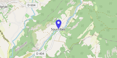 Carte OpenStreetMap — 25 Place Albert-Burle, Sourribes