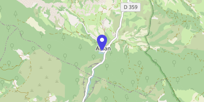 Carte OpenStreetMap — 20 rue de l'Église, Aulan