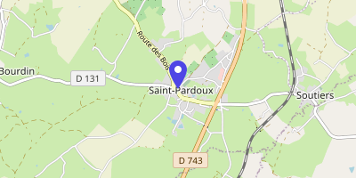 Carte OpenStreetMap — 2 impasse des Écoliers, Saint-Pardoux-Soutiers