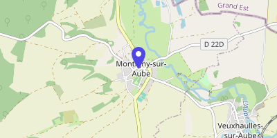 Carte OpenStreetMap — 16 rue Henri-Chambon, Montigny-sur-Aube