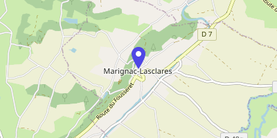 Carte OpenStreetMap — 149 rue de la Mairie, Marignac-Lasclares