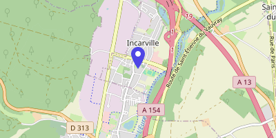 Carte OpenStreetMap — 36 rue de Louviers, Incarville