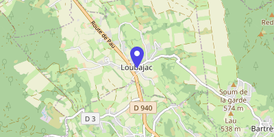 Carte OpenStreetMap — 10 route de Bartrès, Loubajac