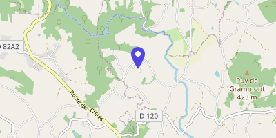 Carte OpenStreetMap — Le Bourg, Saint-Méard