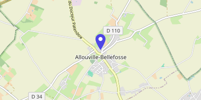 Carte OpenStreetMap — Place Paul-Levieux, Allouville-Bellefosse