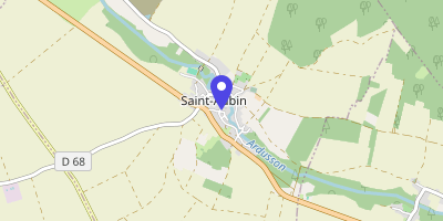 Carte OpenStreetMap — 1 place de la Mairie, Saint-Aubin