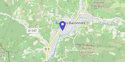 Carte OpenStreetMap — 70 place de la Gare, Buis-les-Baronnies