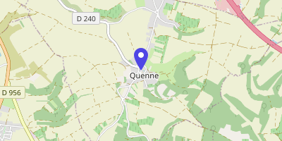 Carte OpenStreetMap — 2 rue des Pluvignons, Quenne