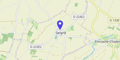 Carte OpenStreetMap — 14 rue de la Mairie, Seigné