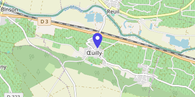 Carte OpenStreetMap — 7 rue de la Libération, Œuilly