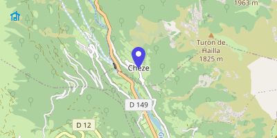 Carte OpenStreetMap — 83 rue de l'École, Chèze