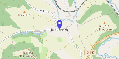 Carte OpenStreetMap — 9 Grande-Rue, Brouennes