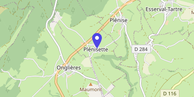 Carte OpenStreetMap — 9 rue de la Mairie, Plénisette