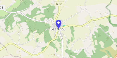 Carte OpenStreetMap — 1 route des Monts d'Arrée, Le Tréhou