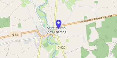 Carte OpenStreetMap — Route de la Charité-sur-Loire, Saint-Martin-des-Champs