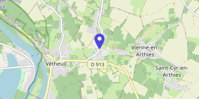 Carte OpenStreetMap — 18 route de la Mairie, Vienne-en-Arthies