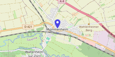 Carte OpenStreetMap — 22 rue du Général-de-Gaulle, Mommenheim