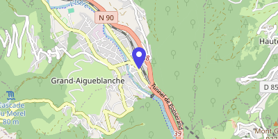 Carte OpenStreetMap — 250 Grande rue, Grand-Aigueblanche