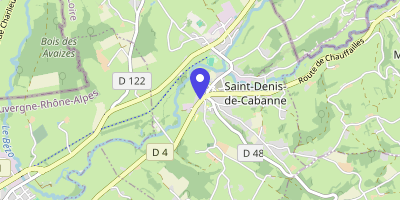 Carte OpenStreetMap — 78 rue des Écoles, Saint-Denis-de-Cabanne