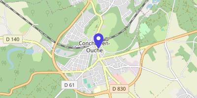 Carte OpenStreetMap — Impasse de l'Hôtel-de-Ville, Conches-en-Ouche