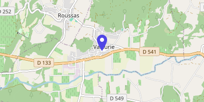 Carte OpenStreetMap — 1 place Alain-Blanc, Valaurie