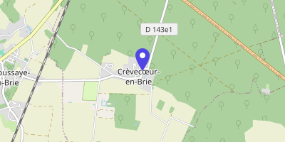 Carte OpenStreetMap — 7 rue de la Forêt-de-Crécy, Crèvecoeur-en-Brie