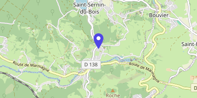 Carte OpenStreetMap — Place Salignac-Fénelon, Saint-Sernin-du-Bois