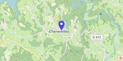 Carte OpenStreetMap — 1 place de la Mairie, Chenereilles