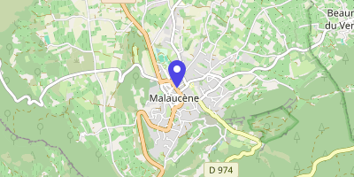Carte OpenStreetMap — Cours des Isnards, Malaucène