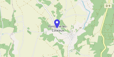 Carte OpenStreetMap — 4 place de l'Église, Fontaine-les-Coteaux