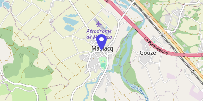 Carte OpenStreetMap — 16 rue la Carrère, Maslacq