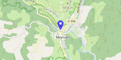 Carte OpenStreetMap — Rue des Apiès, Meyrueis