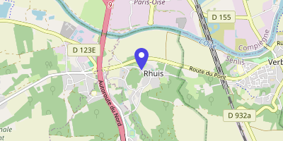 Carte OpenStreetMap — 24 Grande rue, Rhuis
