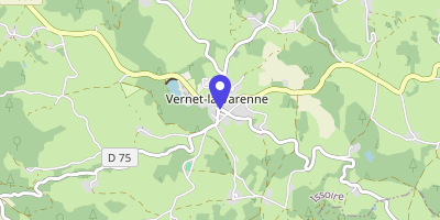 Carte OpenStreetMap — 2 route de Sainte-Catherine, Le Vernet-Chaméane