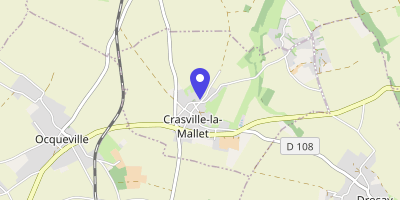 Carte OpenStreetMap — 5 route des Calvaires, Crasville-la-Mallet