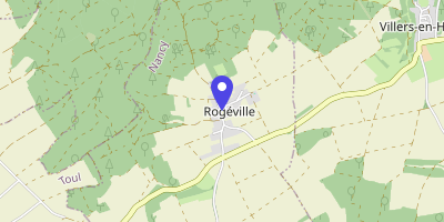 Carte OpenStreetMap — 1 rue de l'École, Rogéville