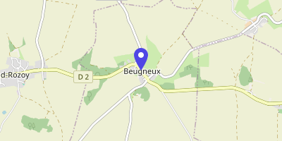 Carte OpenStreetMap — 13 rue Principale, Beugneux
