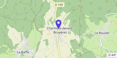Carte OpenStreetMap — 14 Grande rue, Charmois-devant-Bruyères