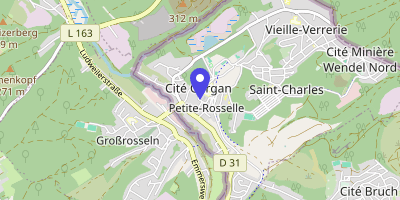 Carte OpenStreetMap — 18 rue de l'Église, Petite-Rosselle