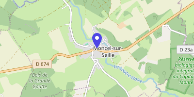 Carte OpenStreetMap — 1 place de la Mairie, Moncel-sur-Seille