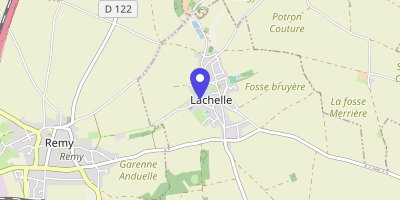 Carte OpenStreetMap — 2 Grande rue, Lachelle