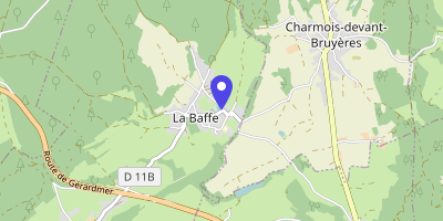 Carte OpenStreetMap — 395 rue de l'Église, La Baffe